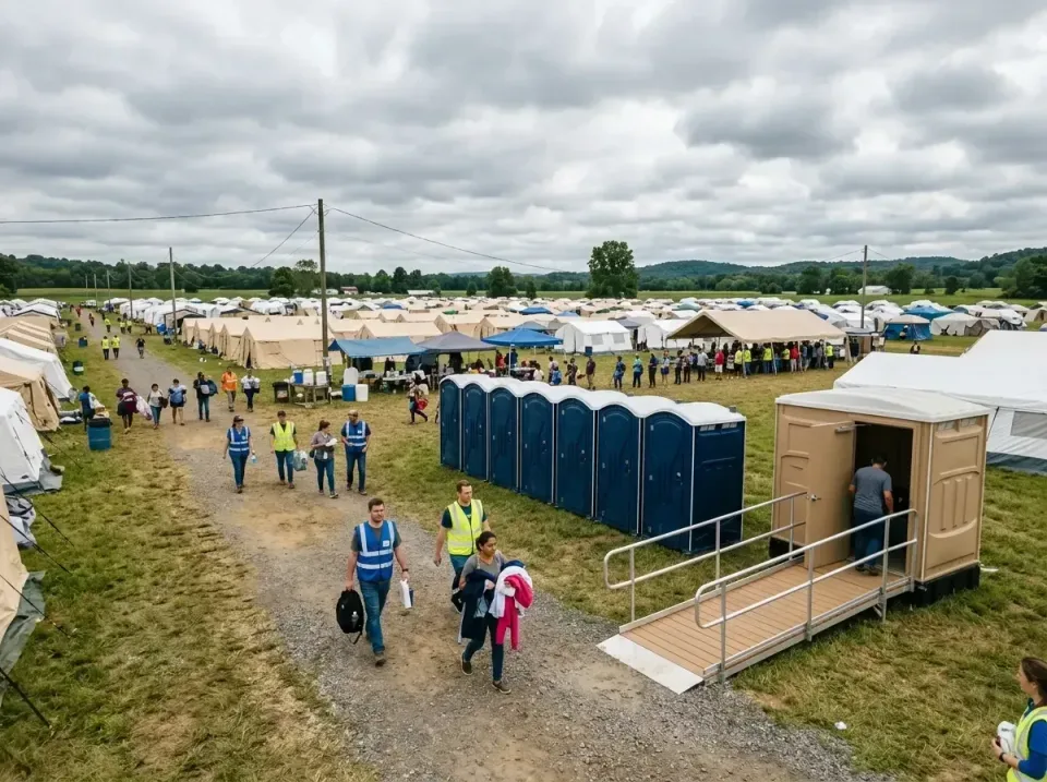 disaster-relief-camp-restrooms-010 — frequently asked questions, Dumpster & Portable Bathrooms Rental in Parkston, SD